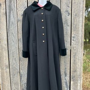 Vintage Preston&York II Long Black Coat